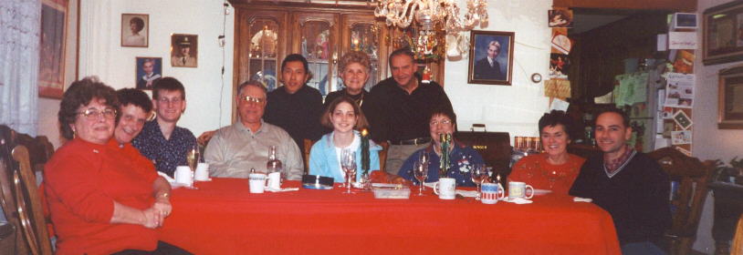 Helene Sirotnak, John Sirotnak, Christoph Schmitt, Robert Aerni, Lawrence Sarwono, Jennifer Aerni, Sandy Beck, William Sirotnak, Mary Ann Aerni, Loretta Domini, and Me.